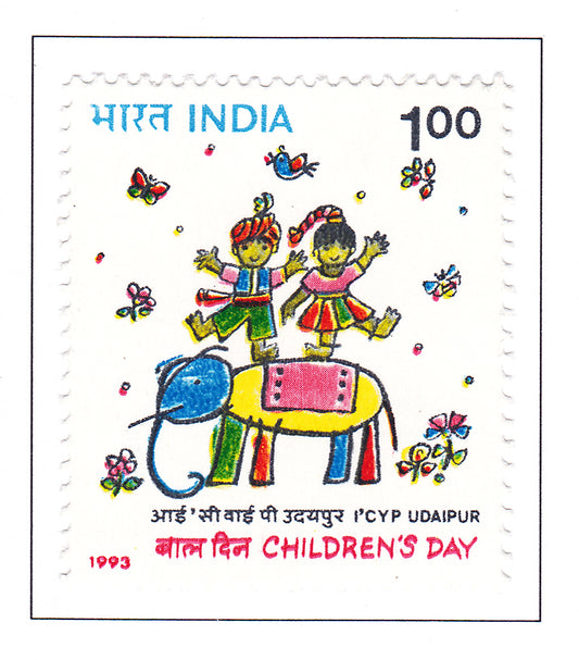 India-Mint 1993 National Children's Day & 8th International film Festival for Children &Young People, Udaipur.