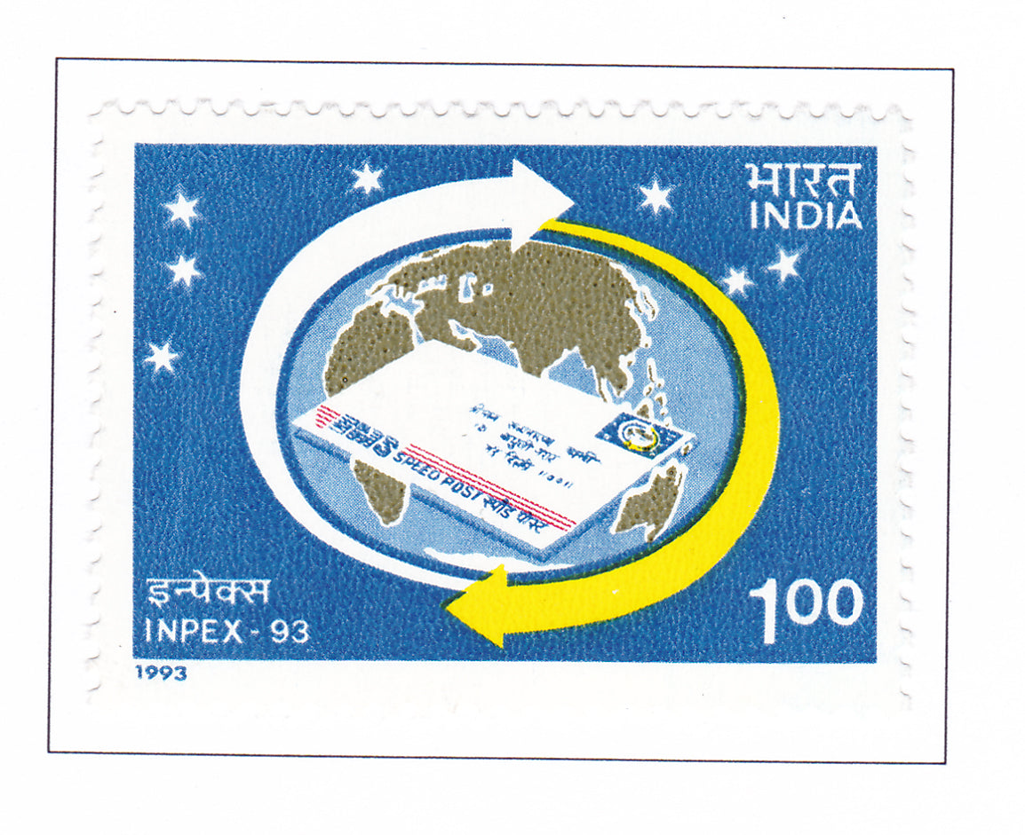 India-Mint 1993 'INPEX"93",Indian National Philatelic Exhibition, Calcutta.