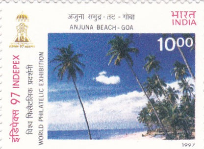 India mint-1997 INDEPEX,97, International Stamp Exhibition,New Delhi Beaches of India