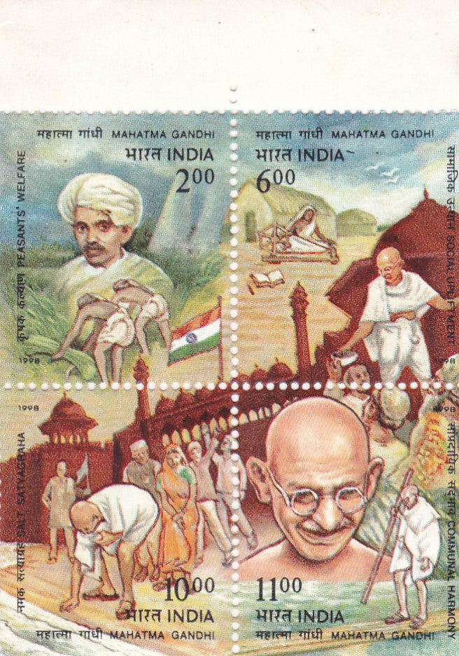 India Mint-50th Death Anniversary of Mahatma Gandhi.