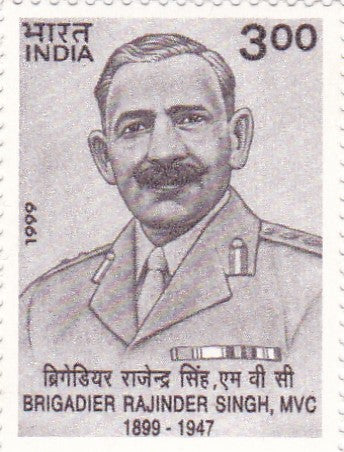 India mint- 27 Oct'99 Birth Centenary of Brigadier Rajinder Singh