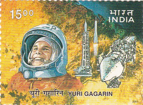 India mint-12 Apr'01 40th Anniversary of Man's First Space Flight