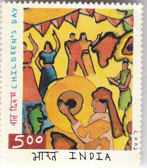 India mint-14  Nov '2002 National Children,s Day