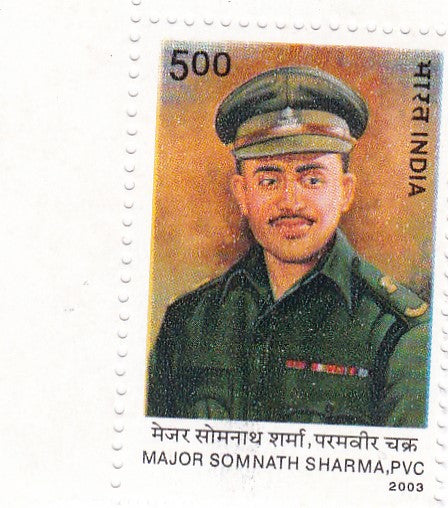 India mint-31 Dec 03' Major Somnath Sharma