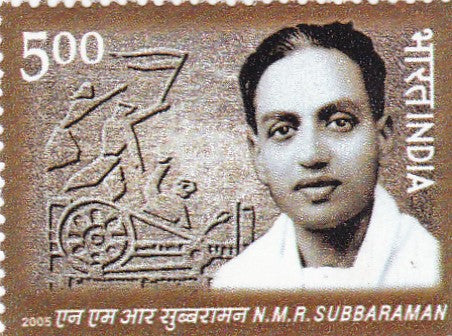 India mint-29 Jan.'06 N.M.R Subbaraman Freedom Fighter & Social Worker
