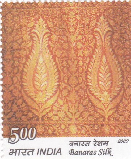 India mint-01 Dec'2009 Traditional Indian Textiles Commemoration
