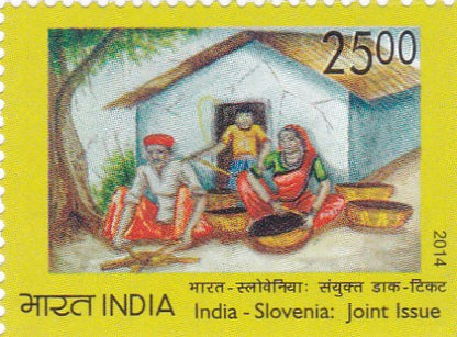 India mint-28th Nov'2014 India-Slovenia Joint Issue