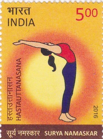 India-Mint 2016 'Surya  Namaskar' -Hastauttanasana