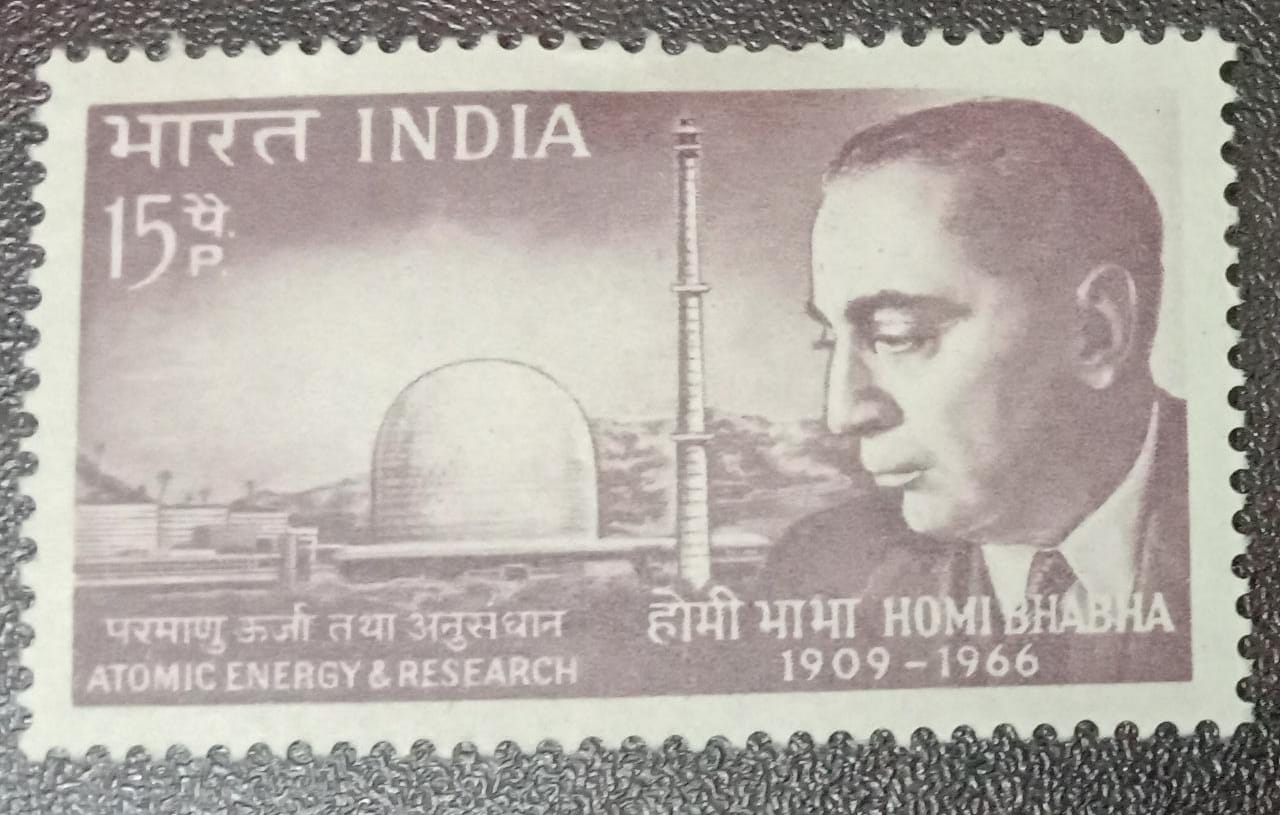 India -Mint 1966 Dr.Homi Jehangir Bhabha.