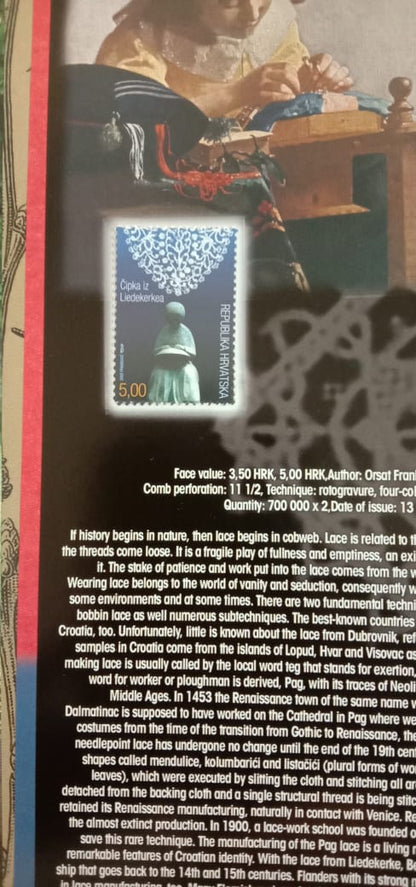 Croatia-A beautiful year book of 2002  stamps .