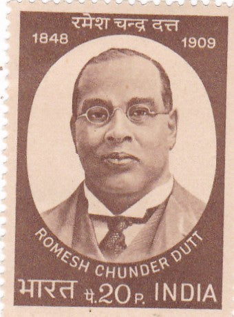 India mint-27 Sep'1973 Romesh Chunder Dutt.