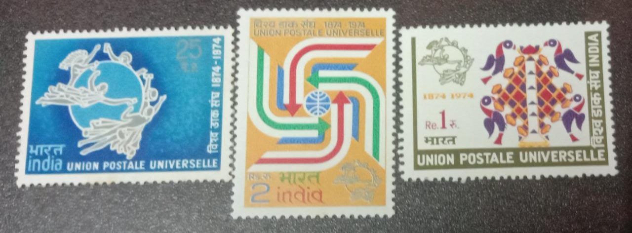 India mint-1974 Centenary of Universal Postal Union.