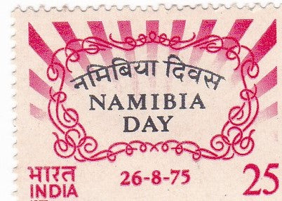 India mint-26 Aug'75' Namibia Day