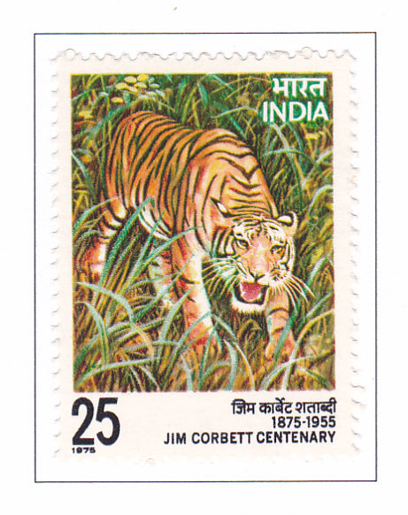 India -Mint 1976 Birth Centenary of Edward James Corbett.