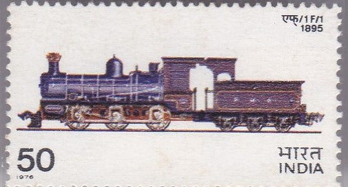 India mint-15 May 1976 Indian Locomotives-50p