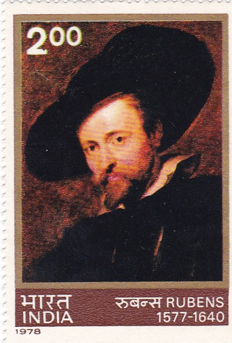 India mint-04 Apr '78  400th Birth Anniversary of peter Paul Rubens (Artist)