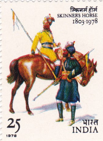 India mint-25 Nov '78  175th Anniversary of Skinner's Horse