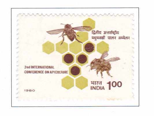 इंडिया मिंट- 1980 दूसरा अंतर्राष्ट्रीय मधुमक्खी पालन सम्मेलन।