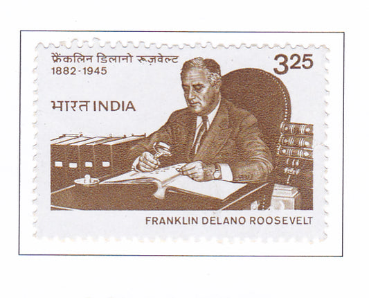 इंडिया मिंट-1983 फ्रैंकलिन डी रूजवेल्ट की जन्म शताब्दी।