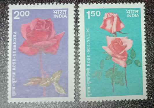 India-Mint 1984 Indian Roses.