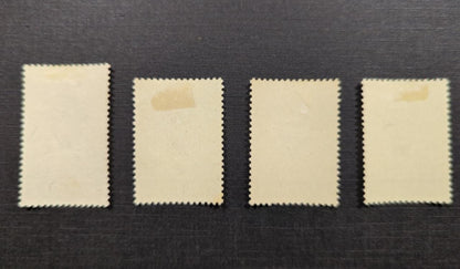 India 1948 Gandhiji 4 value set -Mint -slight hinged.