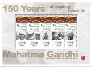 Namibia 150th anniversary of Gandhi ji.