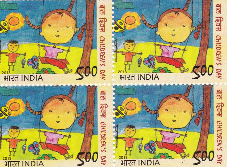 India mint-2013 Childrens Day B4.