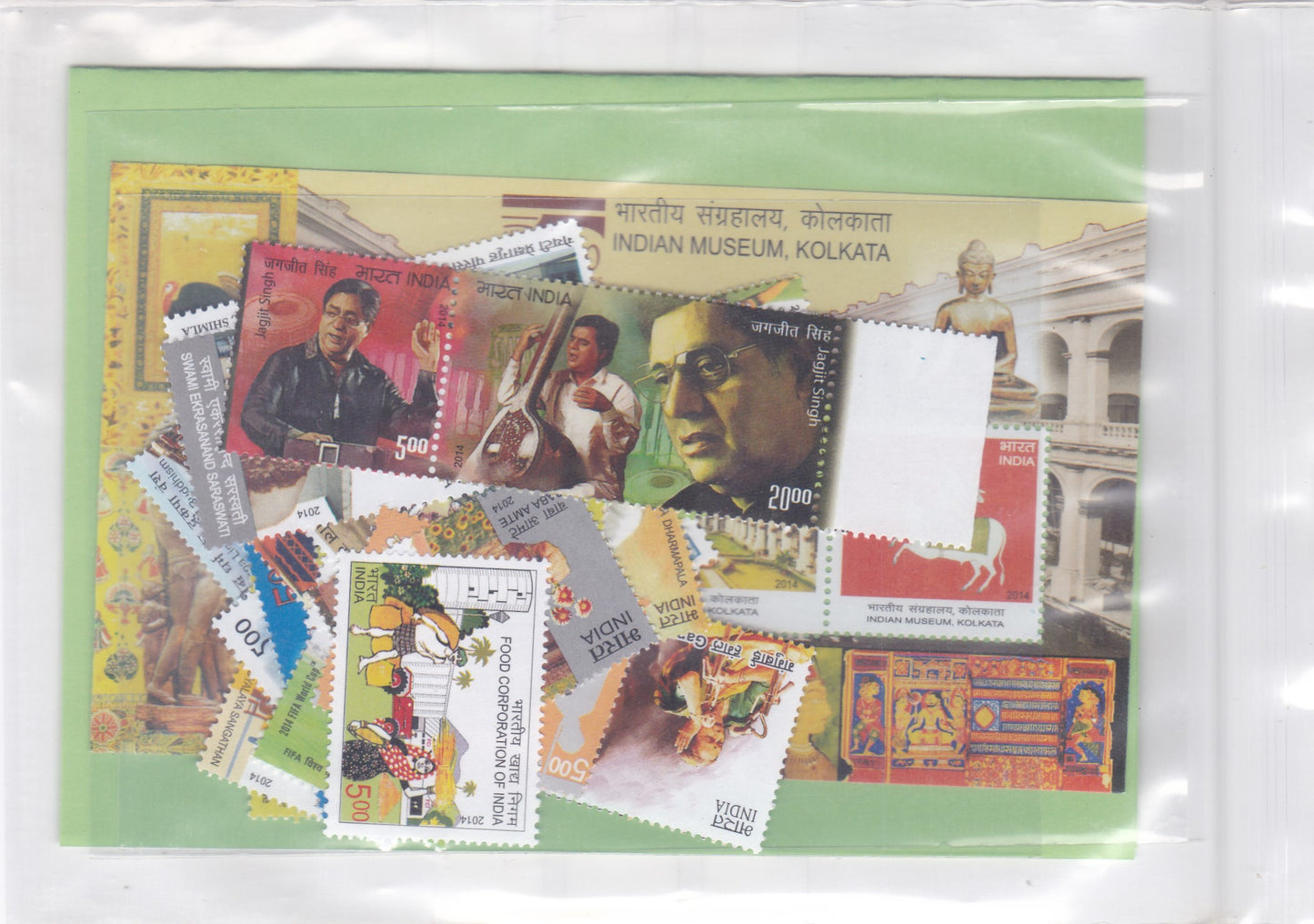 India-Postage Stamps Year Pack-2014
