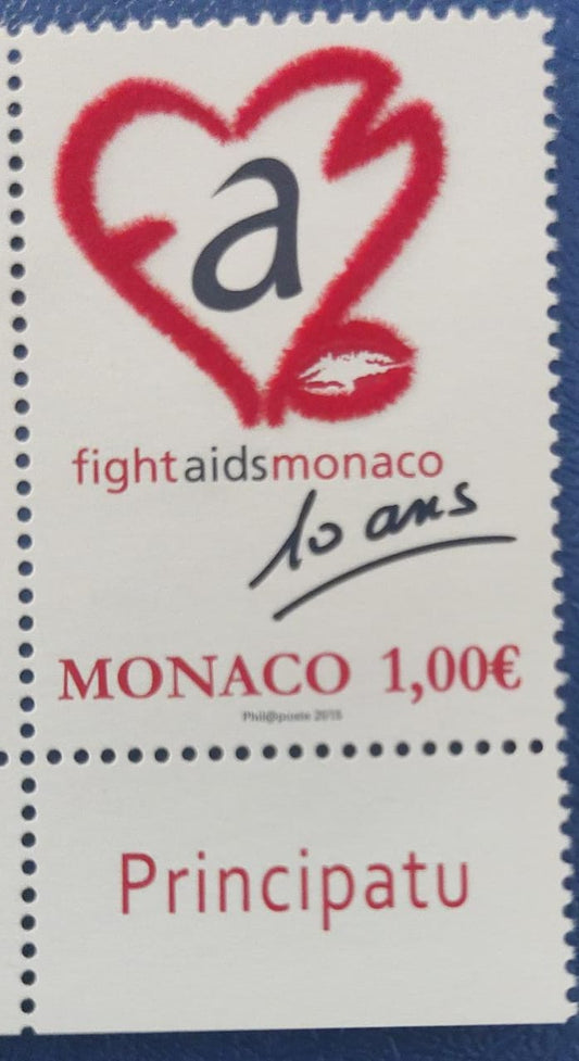 Monaco issued a beautiful stamp with velvet affixed on stamp in 2015  Theme heart and Aids.  The red heart is made of velvet - touch and feel.