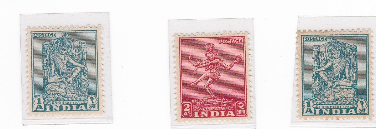 India Definitive Stamps of post Independence Period-1st Series.