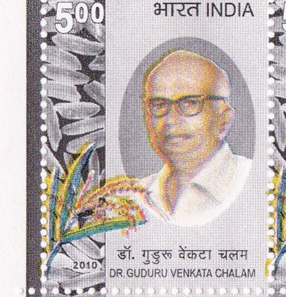 India-G.V.Chalam 2011 B14 error stamps with major color shifting.