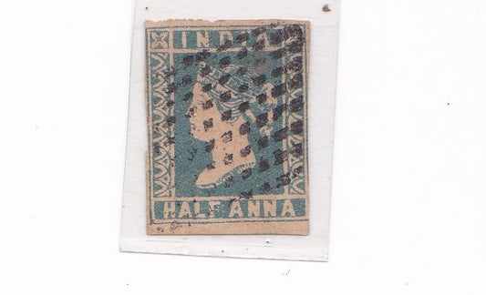 भारत 1854-इंडिया लिथोग्राफ डाई III-अत्यंत दुर्लभ उत्तम प्रयुक्त स्टाम्प।