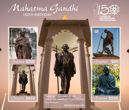Guyana-150th Birth Anniversary of Mahatma Gandhi MS.