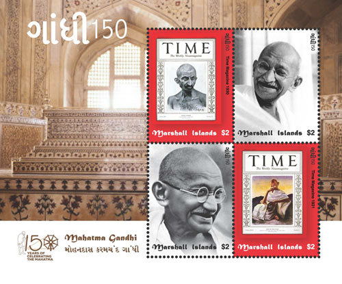 Marshall Islands -150th Birth Anniversary of Mahatma Gandhi 4V SS