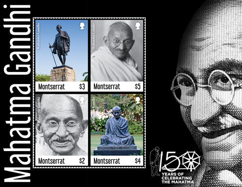 Montserrat-150th Birth Anniversary of Mahatma Gandhi  4V SS