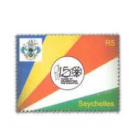 Seychelles-Gandhi 2019 single stamp