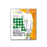 मोंटेनेग्रो 2019 गांधी 150वीं जयंती अंक टिकट