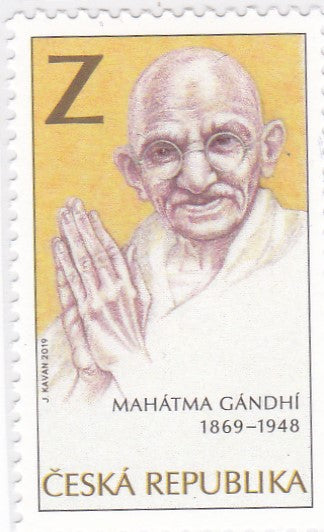 Czech Republic Gandhi stamp on 150th birth anniversary