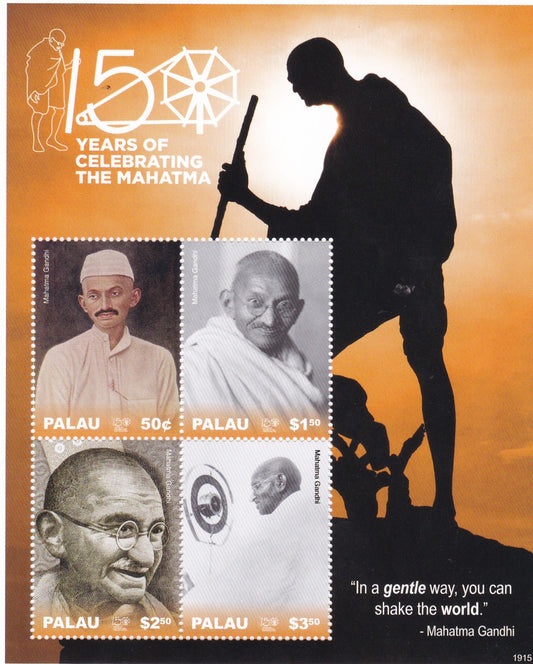 Palau-150th Birth Anniversary of Mahatma Gandhi MS.