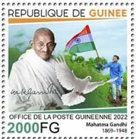 7️⃣5️⃣th anniversary of India's 🇮🇳 independence.  Set of 4 stamps issued by Republic de Guinee