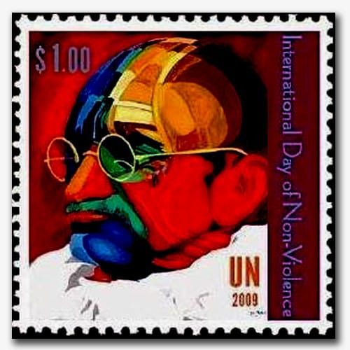 2009 United Nations Gandhi International Day of Non-Violence 1v Stamp