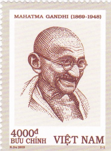 Vietnam-150th Anniversary of Mahatma Gandhi Single Stamp.