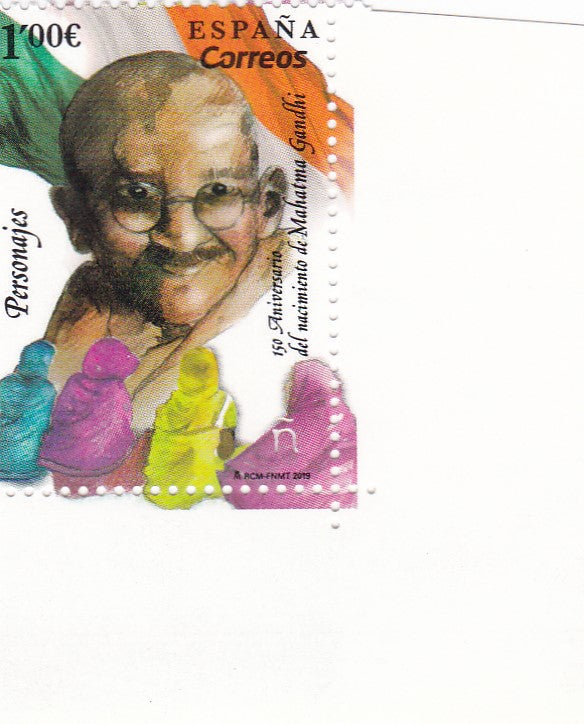 Spain-150th Anniversary of Mahatma Gandhi stamp