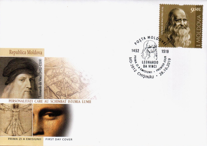 Moldova 2019 Gandhi 150th Birth Anniversary Issue With Other Famous Personalities FDC .Set