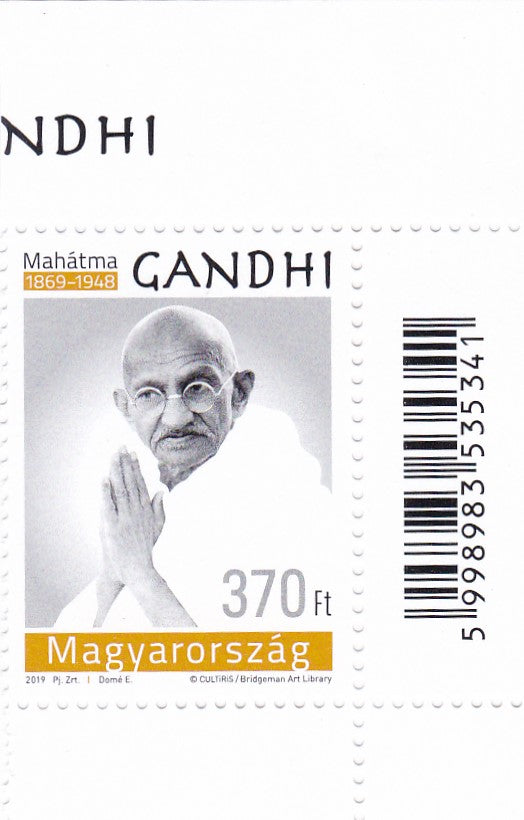 हंगरी 2019 महात्मा गांधी की 150वीं जयंती पर टिकट