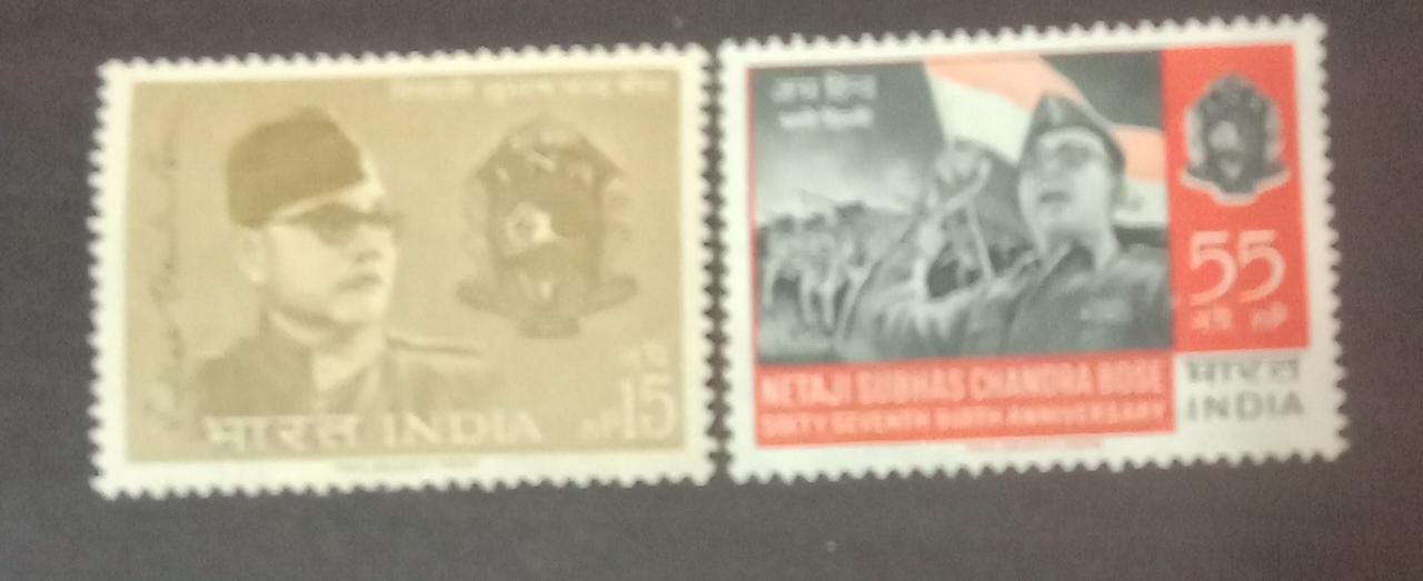 1964-75th Anniversary of Subhash Chandra  Bose Mint stamps.
