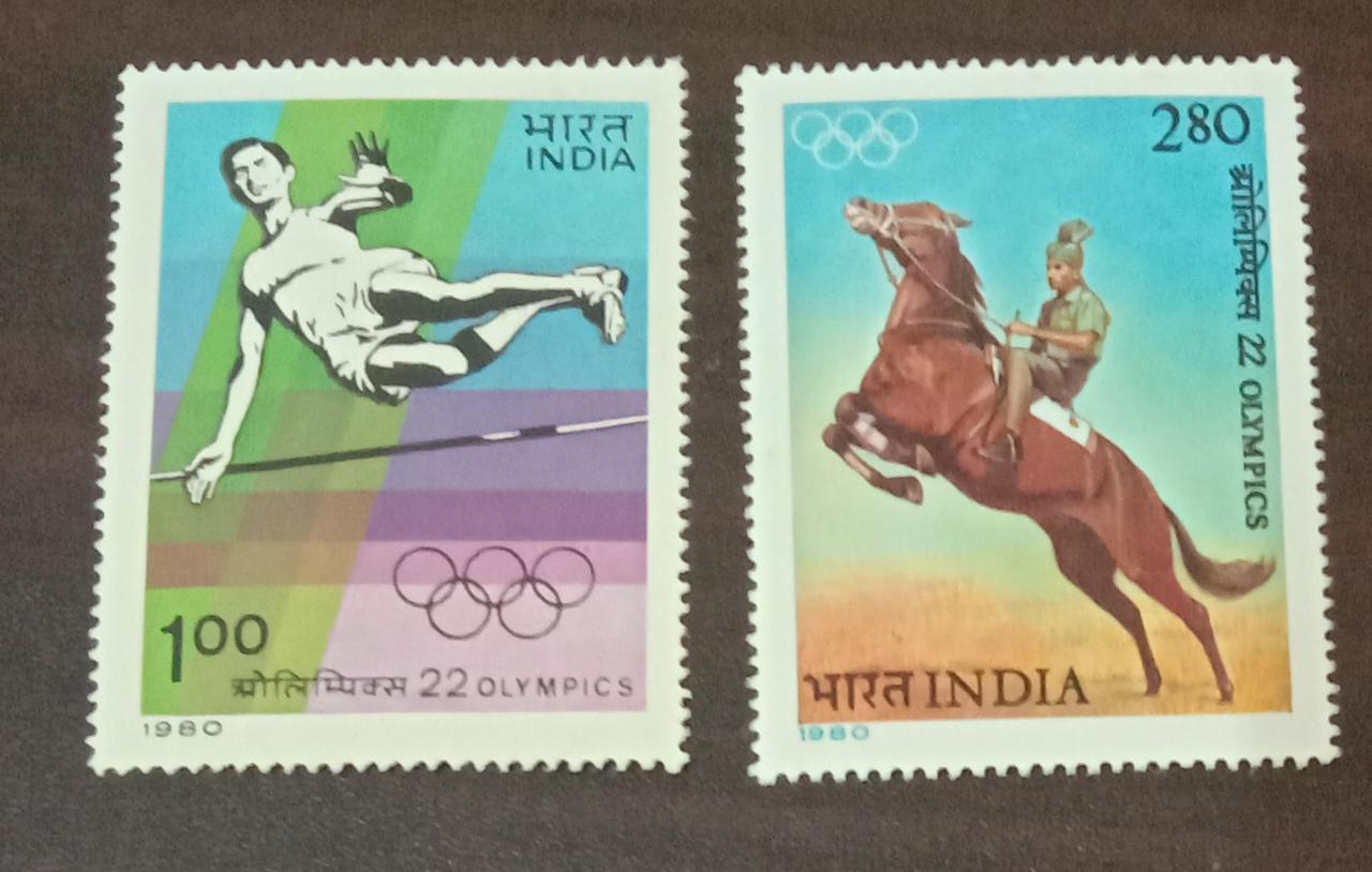 1980 Moscow Olympics games set. Large stamps.