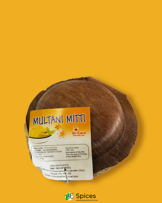 Hand made soaps in attractive packing made of palm leaf-Multani Mitti