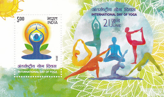 India- Miniature sheet Women International day of Yoga