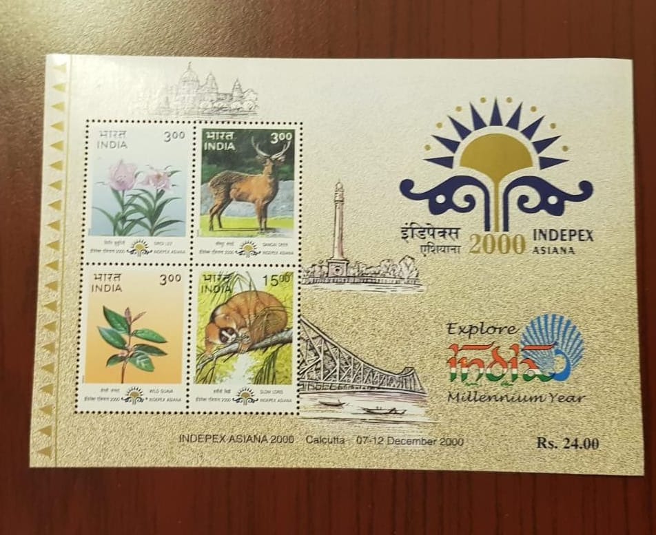 India-Miniature Sheet Indepex Asiana 2000
